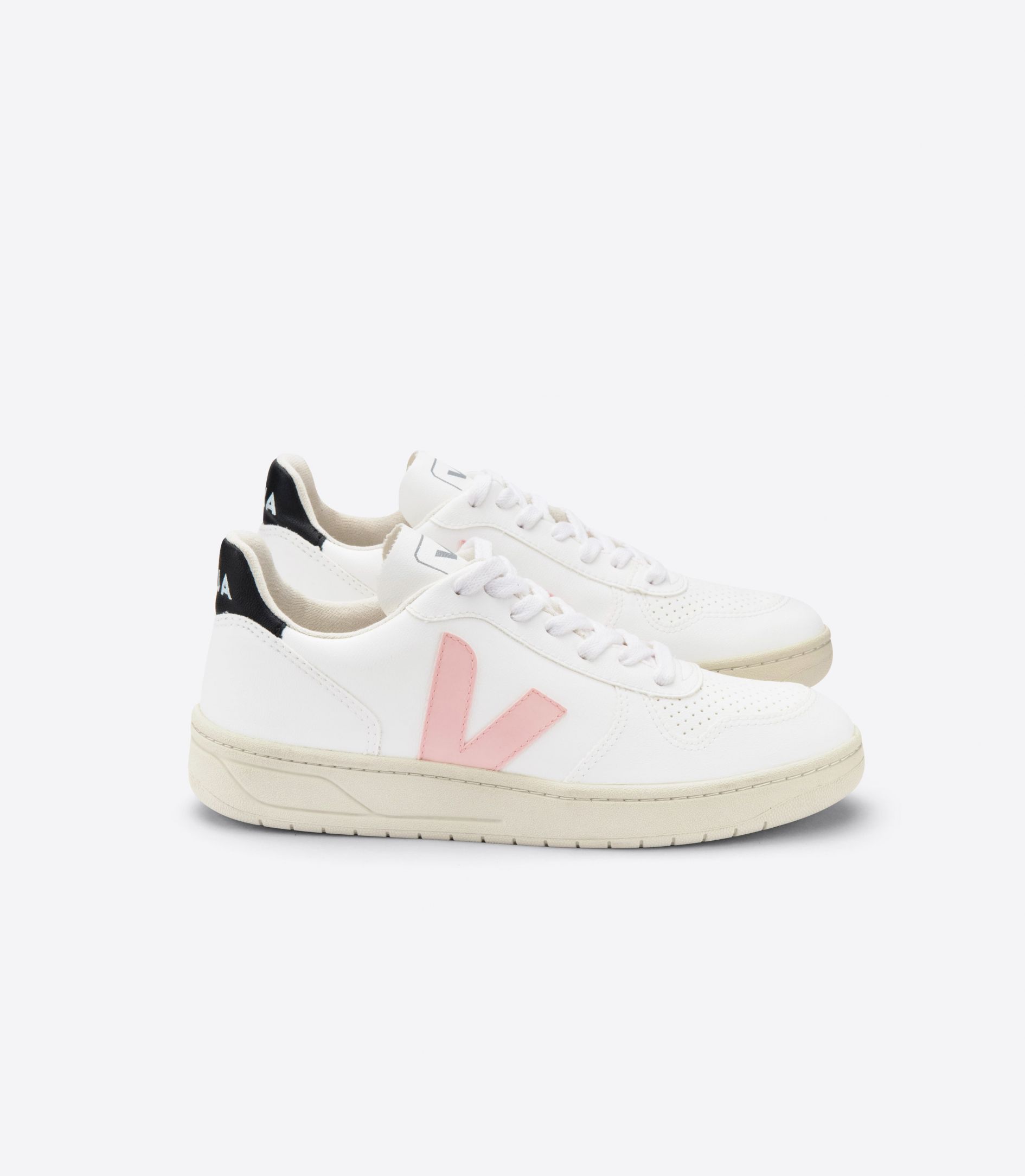 Veja V-10 Cwl Women's Sneakers White Black | VJ15407C