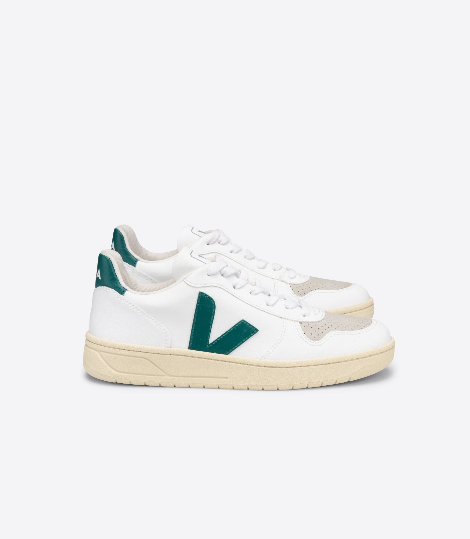 Veja V-10 Cwl Women's Sneakers White Brown | VJ13280T